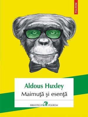 cover image of Maimuţă şi esenţă